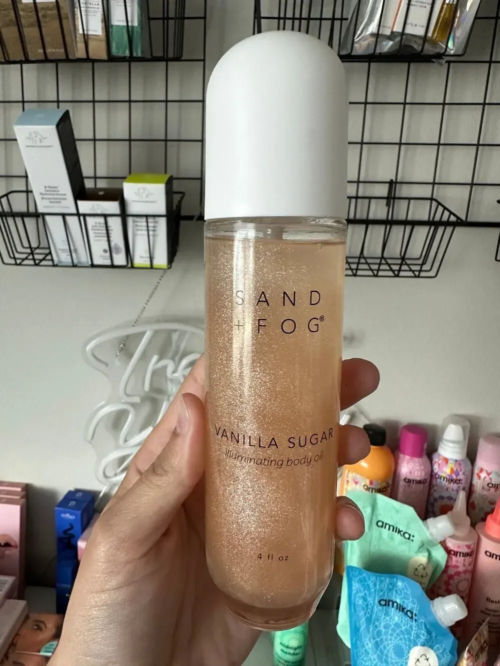 Sand + Fog Shimmering Body Oil - Vanilla Sugar